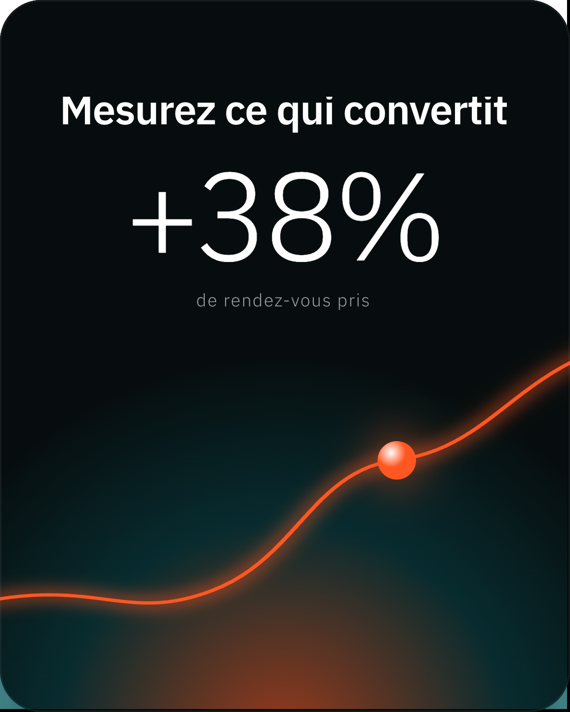 Stats et feedback — ouvertures, clics et perf par séquence.